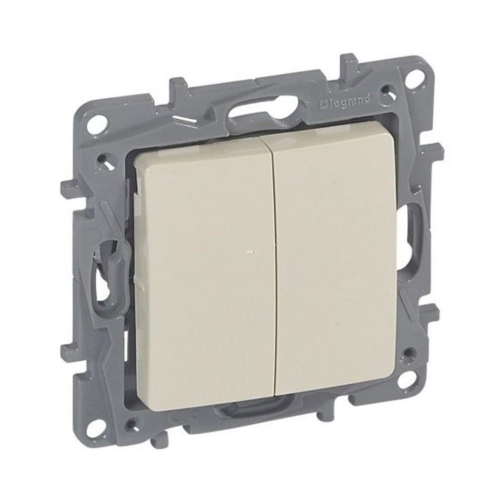 Legrand Niloé bej 106+6 comutator dublu (764602)