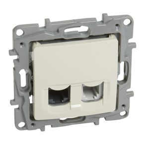 Priză Legrand Niloé RJ11 + RJ45 Cat.5 UTP, bej - 764670