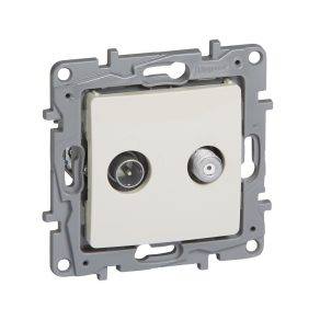   Priză TV-SAT Legrand Niloé, capac de închidere (10 dB), bej - 764658