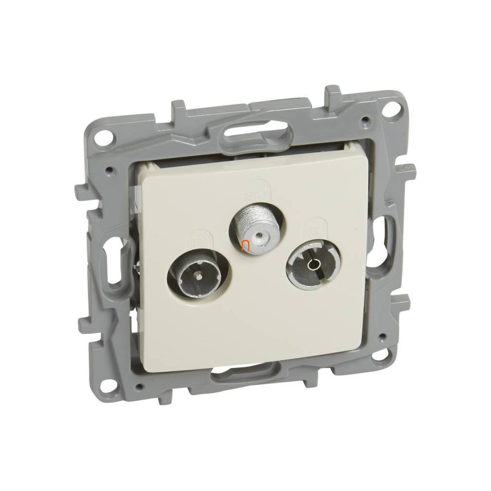 Legrand Niloé TV-RD-SAT priză finală cu 10dB cu unghie bej 764665