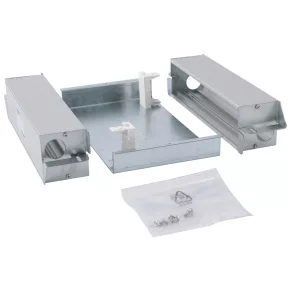   Cadru de montare verticală Legrand Program Mosaic pentru accesorii, cutie de podea IP44, 8 module - 689657