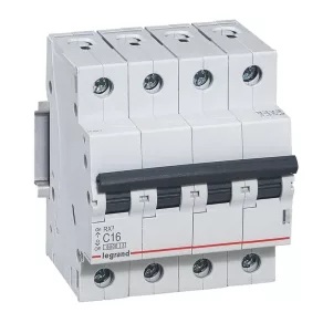   Întrerupător automat miniatural Legrand RX3 4P C16 6000A BIC - 419257