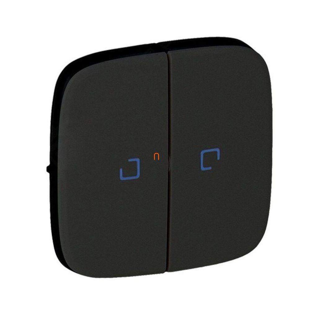 Legrand Valena Allure 755228 capac cu indicator luminos pentru comutator dublu, negru
