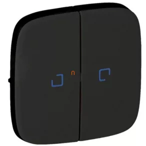   Legrand Valena Allure 755228 capac cu indicator luminos pentru întrerupător dublu, negru - 755228