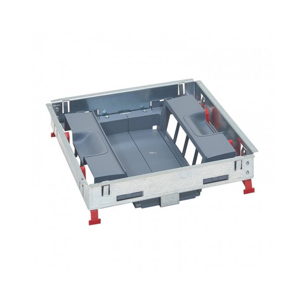 Legrand cutie de podea 16 (2x8) module, verticală, cu înălțime reglabilă, compatibilă cu accesorii standard Mosaic (88025)