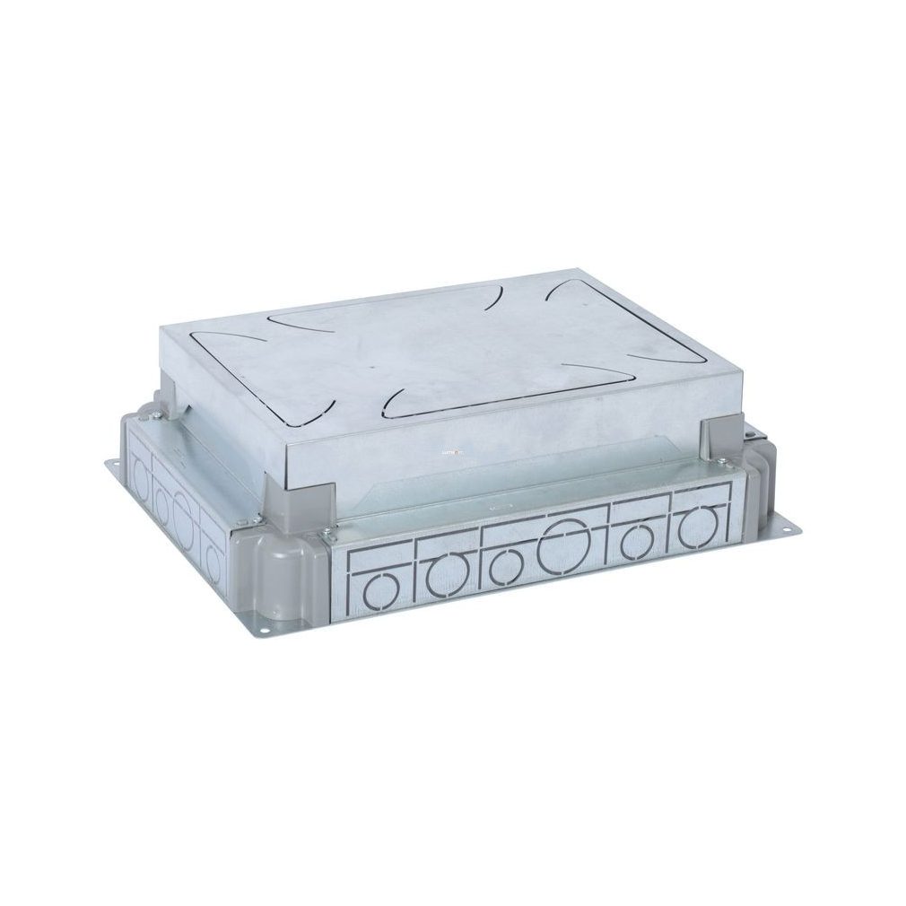 Cutie încastrată Legrand cu înălțime reglabilă 65-90 mm pentru beton, pentru cutie de podea 8/12 m (88090)