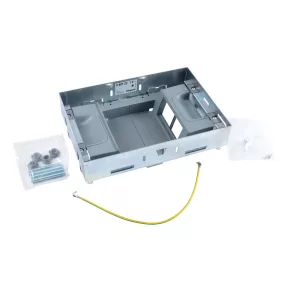   Legrand 8 (2x4) cutie modulară perpendiculară, reglabilă pe înălțime, fără ramă, poate fi echipată cu Mosaic - 88123