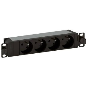   Legrand elosztósor 10/1U normál KIM:4xFR-francia szabvány TÁP: háztartási -2P+F 16A 1 méter" - 646800