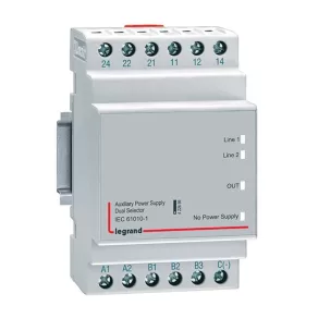  Releu automat de comutare a sursei Legrand pentru comutarea automată a sursei, cu alarmă și afișaj LED - 422686