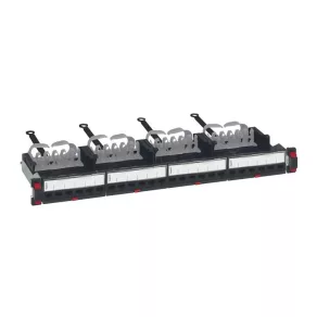   Panou de conectare Legrand 19 coll-1U 24xRJ45 Cat5e ecranat (FTP) 6xRJ45 casetă/LCS3 porturi cu conectare rapidă drepte 100MHz 1Gigabit - 33751