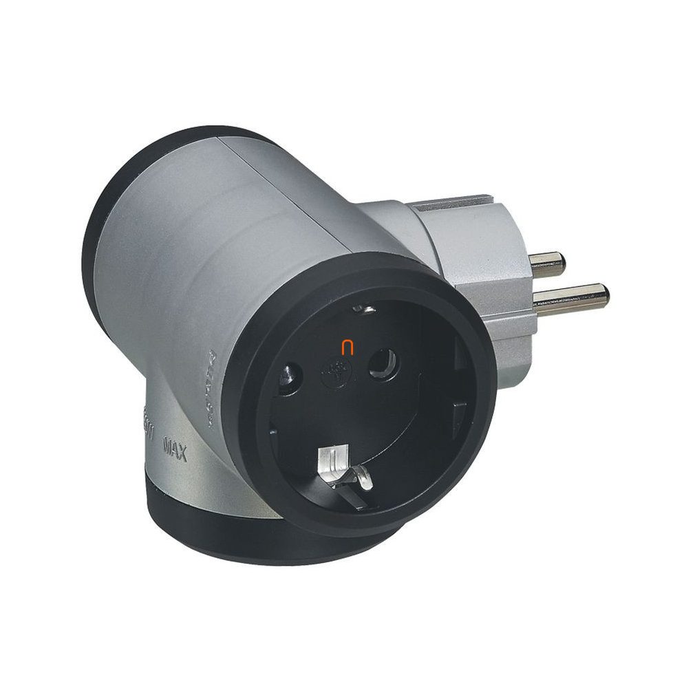 Legrand 050664 distribuitor cu împământare 3x2P aluminiu/negru (GYV) siguranță cu obturator 16A