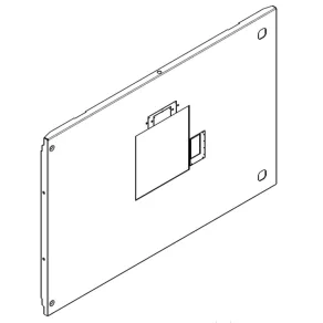   Placă frontală metalică Legrand XL3 4000 de 400 mm pentru motorizat extensibil DPX3630 - 21072