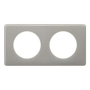 Cadru Legrand Céliane cu 2 prize, gri perlat - 66602