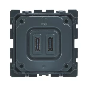   Priză de încărcare Legrand Céliane 2xUSB-C, 2400 mA - 67466