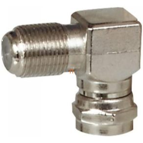   Legrand rețele domestice Adaptor conector F mascul/feminin 90 grade 073993 - 73993