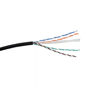   Cablu exterior Legrand Cat6 (U/UTP) 4 perechi PE negru LCS3 - 32829