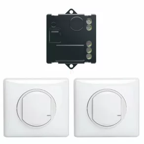   Set pereche Legrand Céliane Netatmo: comutare alternativă cu ajutorul unui micro-modul - 2 comutatoare fără fir + micro-modul, alb - 67777