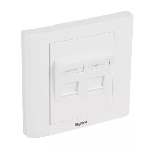 Legrand Linkeo ansamblu încastrat 2xRJ45 keystone - 632797