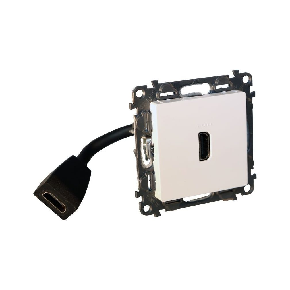 Legrand Valena Life alb Conector HDMI 1.4 cu cablu de 15 cm, livrat cu 753175