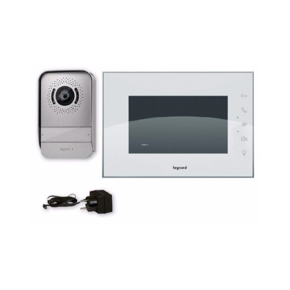 Legrand 2 interfon color cu cablu, 1 sau 2 apartamente, pentru apartamente, 7 coloane (369230)