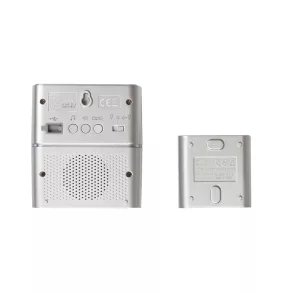   Set clopoțel wireless Legrand Premium cu baterie din aluminiu - 94271