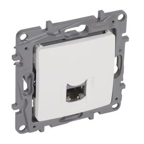   Priză Legrand Niloé RJ45 Cat.6 STP cu clemă, albă - 764575