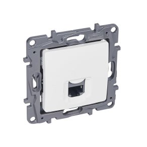   Priză Legrand Niloé RJ45 Cat.6 FTP cu clemă, albă - 764577