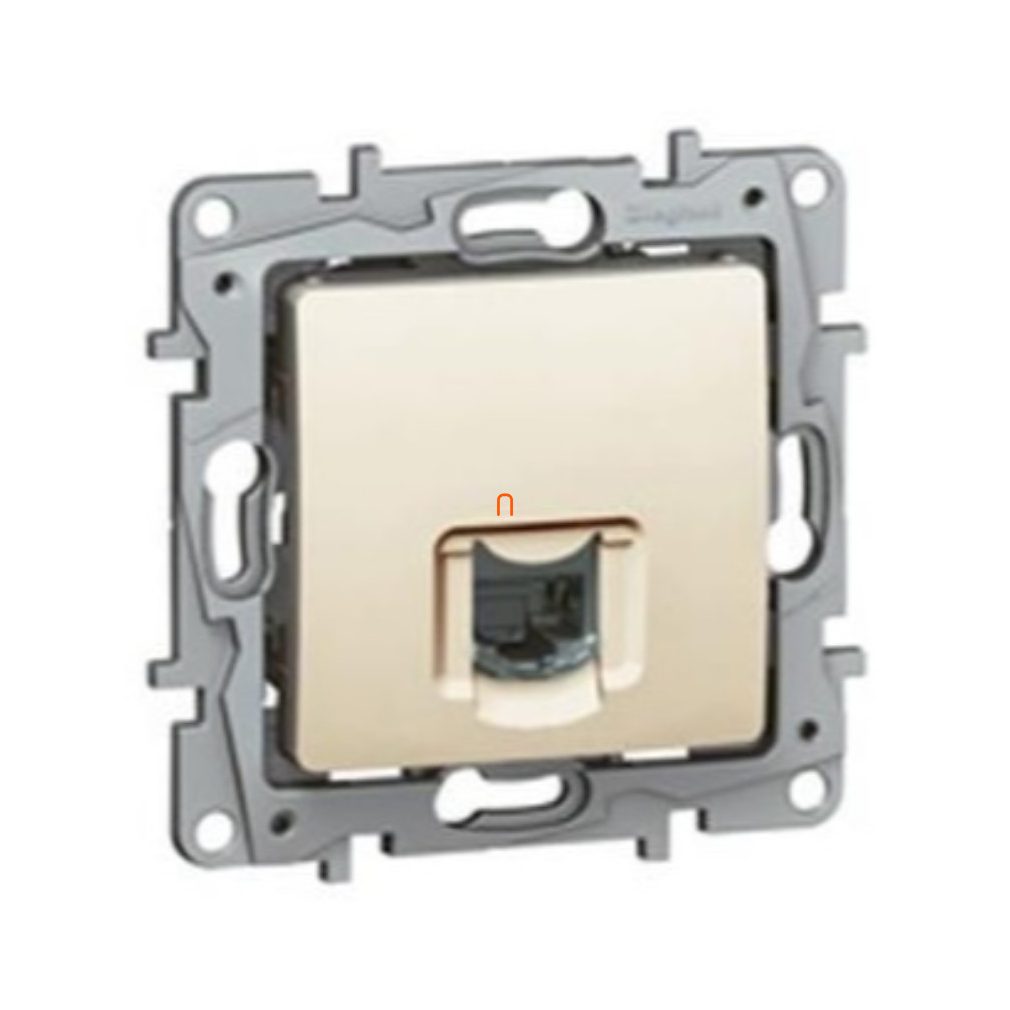 Legrand Niloé bézs 1xRJ45 Cat6 UTP informatikai csatlakozóaljzat 764673