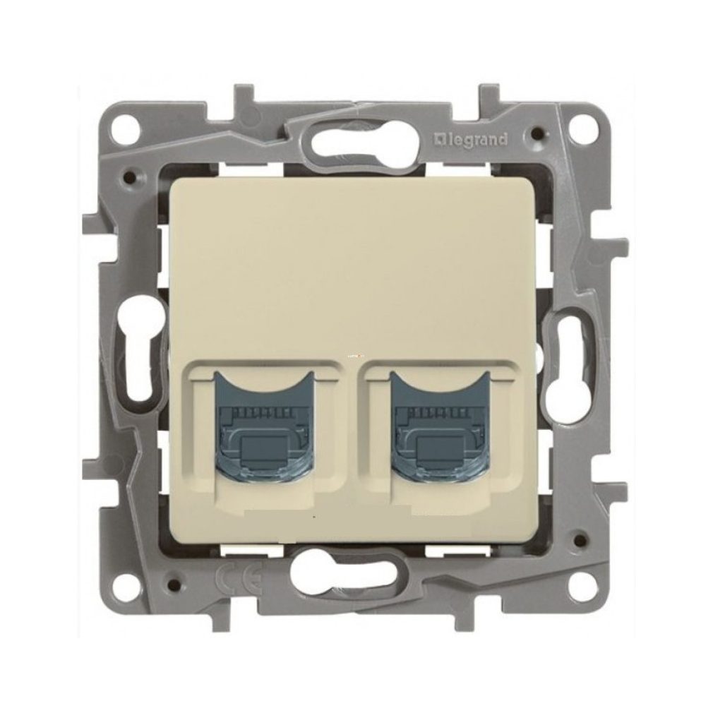 Legrand Niloé bejz 2xRJ45 Cat6 UTP conector IT (764674)
