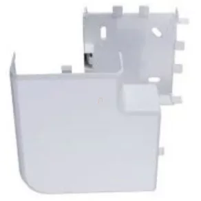   Piesă de colț Legrand DLP pentru canal de cabluri cu fixare prin clipsare, 90 grade, 80 x 50 mm, alb - 75641