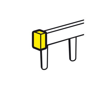   Capac pentru șină combinată Legrand Lexic pentru șină 3P - 404995