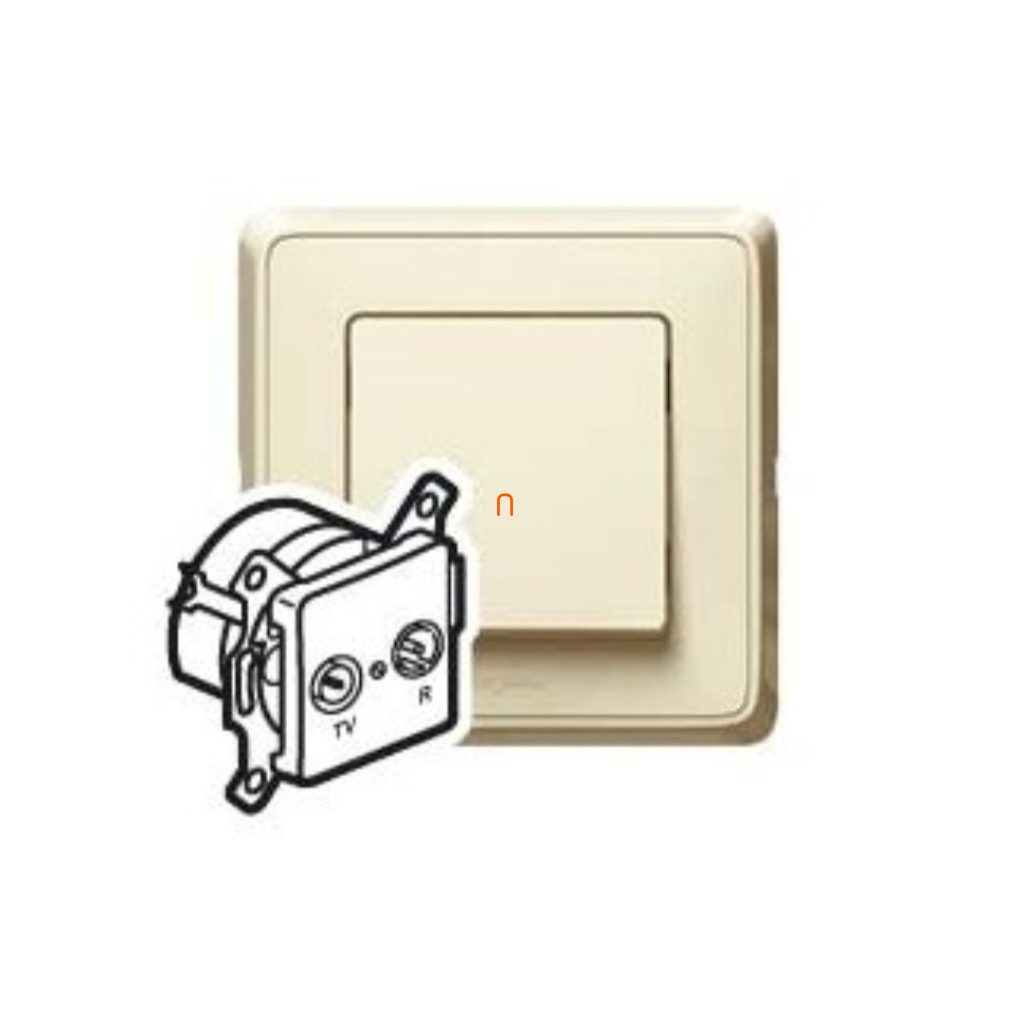 Legrand Cariva 773733 priză TV-RD bej, fără cadru de închidere 4dB