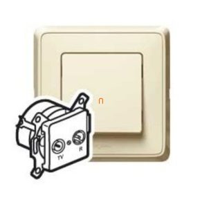   Priză Legrand Cariva 773733 bej TV-RD, capac de 4dB fără cadru - 773733