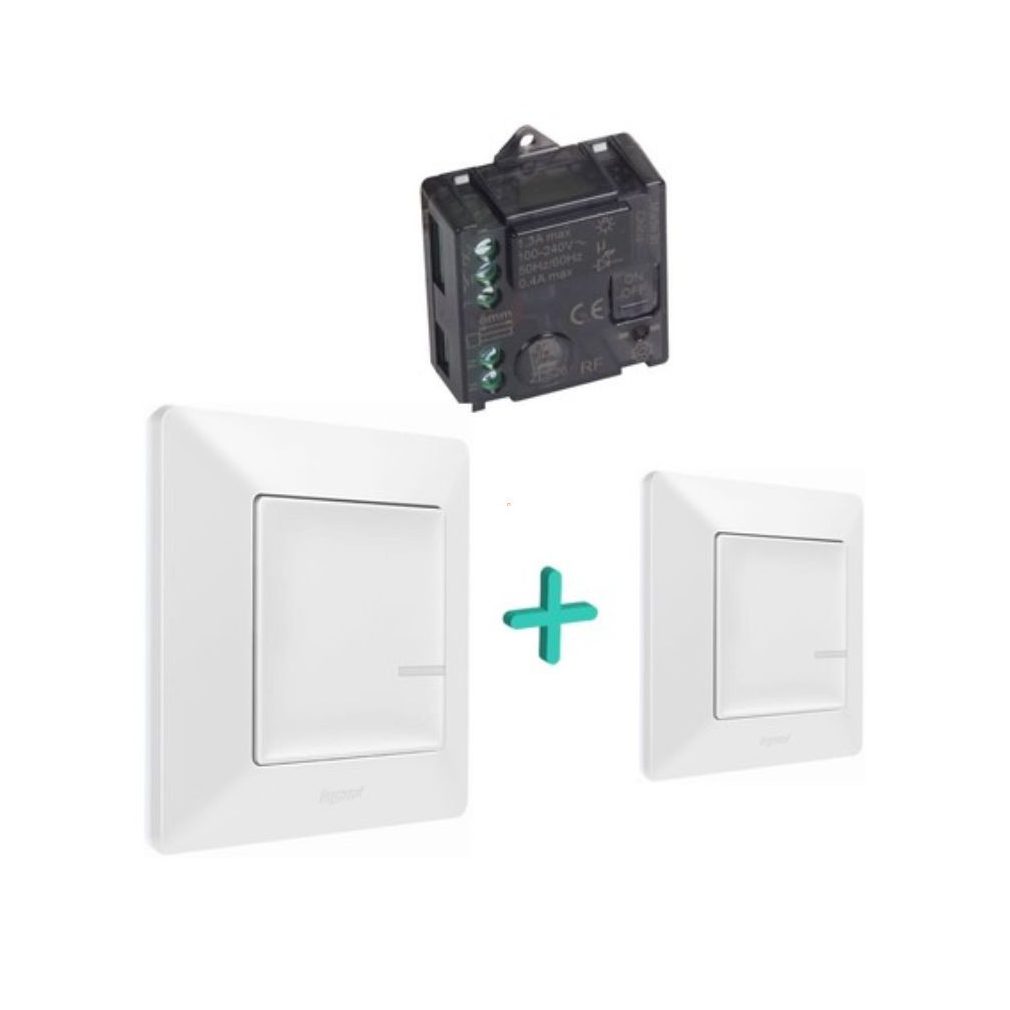 Legrand Netatmo Valena Life set alb pereche: Comutare alternativă cu ajutorul unui micromodul (752150)
