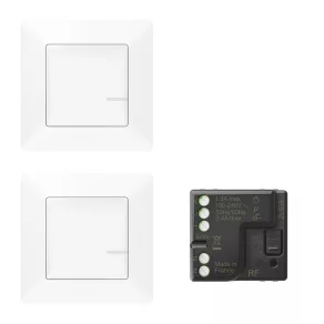   Set inteligent LeGrand Valena Life-Netatmo pre-asociat pentru conectarea comutatorului: micro modul ON/OFF + 2 comutatoare (ETV), alb - 752150