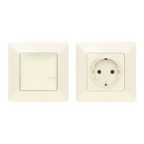   Set inteligent pre-asociat Legrand Valena Life-Netatmo: priză 2P+F (V) + întrerupător (ETV), culoare fildeș - 752254