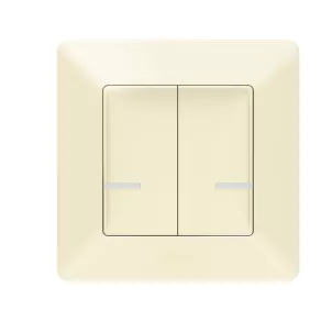   Legrand Valena Life-Netatmo comutator dublu inteligent (actuator), cu conexiune neutră (N), 1 cadru, culoare ivoriu - 752288
