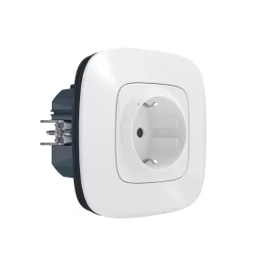   Priză inteligentă Legrand Valena Allure-Netatmo 2P+F (actuator), 16 A, cu ramă 1, albă - 752594