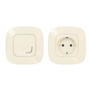   Set preasociat Legrand Valena Allure-Netatmo: priză 2P+F (V) + întrerupător (ETV), culoare fildeș - 752654