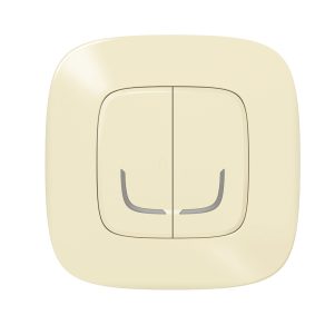  Legrand Valena Allure-Netatmo comutator dublu inteligent fără fir (ETV), montat la suprafață, cu 1 cadru, culoare fildeș - 752687