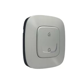   Legrand Valena Allure-Netatmo comutator inteligent wireless pentru scenariul de plecare/sosire (ETV), montat la suprafață, cu 1 cadru, aluminiu - 752786