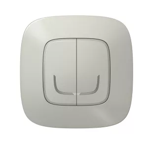   Legrand Valena Allure-Netatmo comutator dublu inteligent (actuator), cu conexiune neutră (N), 1 cadru, aluminiu - 752788