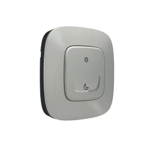   Legrand Valena Allure-Netatmo comutator inteligent wireless pentru scenariul de trezire/somn (ETV), montat la suprafață, cu 1 cadru, aluminiu - 752789