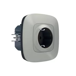   Priză inteligentă Legrand Valena Allure-Netatmo 2P+F (actuator), 16 A, cu ramă 1, aluminiu - 752794