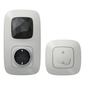   Kit de pornire pentru casă inteligentă Legrand Valena Allure-Netatmo: gateway + priză 2P+F (V) + comutator scenariu plecare/sosire (ETV), aluminiu - 752796