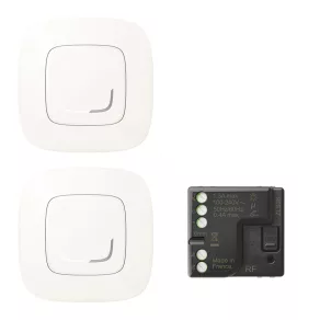   Set inteligent LeGrand Valena Allure-Netatmo pre-asociat pentru comutare: micro modul ON/OFF + 2 comutatoare (ETV), alb perlat - 752950
