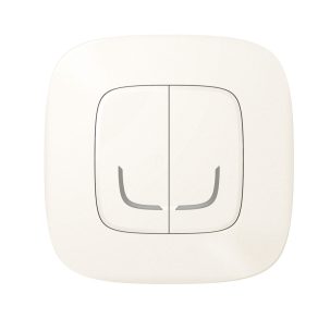   Legrand Valena Allure-Netatmo comutator dublu inteligent fără fir (ETV), montat la suprafață, cu 1 cadru, alb perlat - 752987