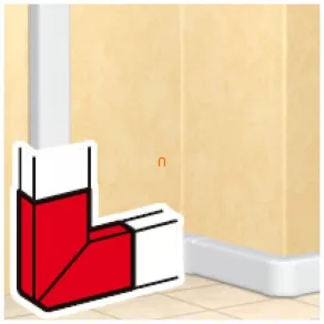 Element de colț Legrand DLP 195x50 mm - 10792