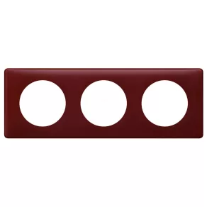 Cadru Legrand Céliane cu 3 prize, pulbere burgund - 66753