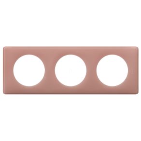 Cadru Legrand Céliane cu 3 prize, roz pudră - 66763